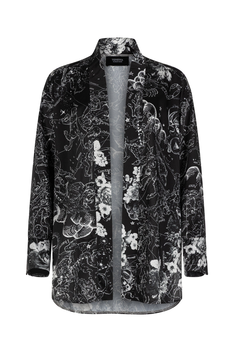 ZODIAC SILK KIMONO