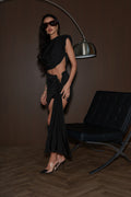 Noir Draped Set