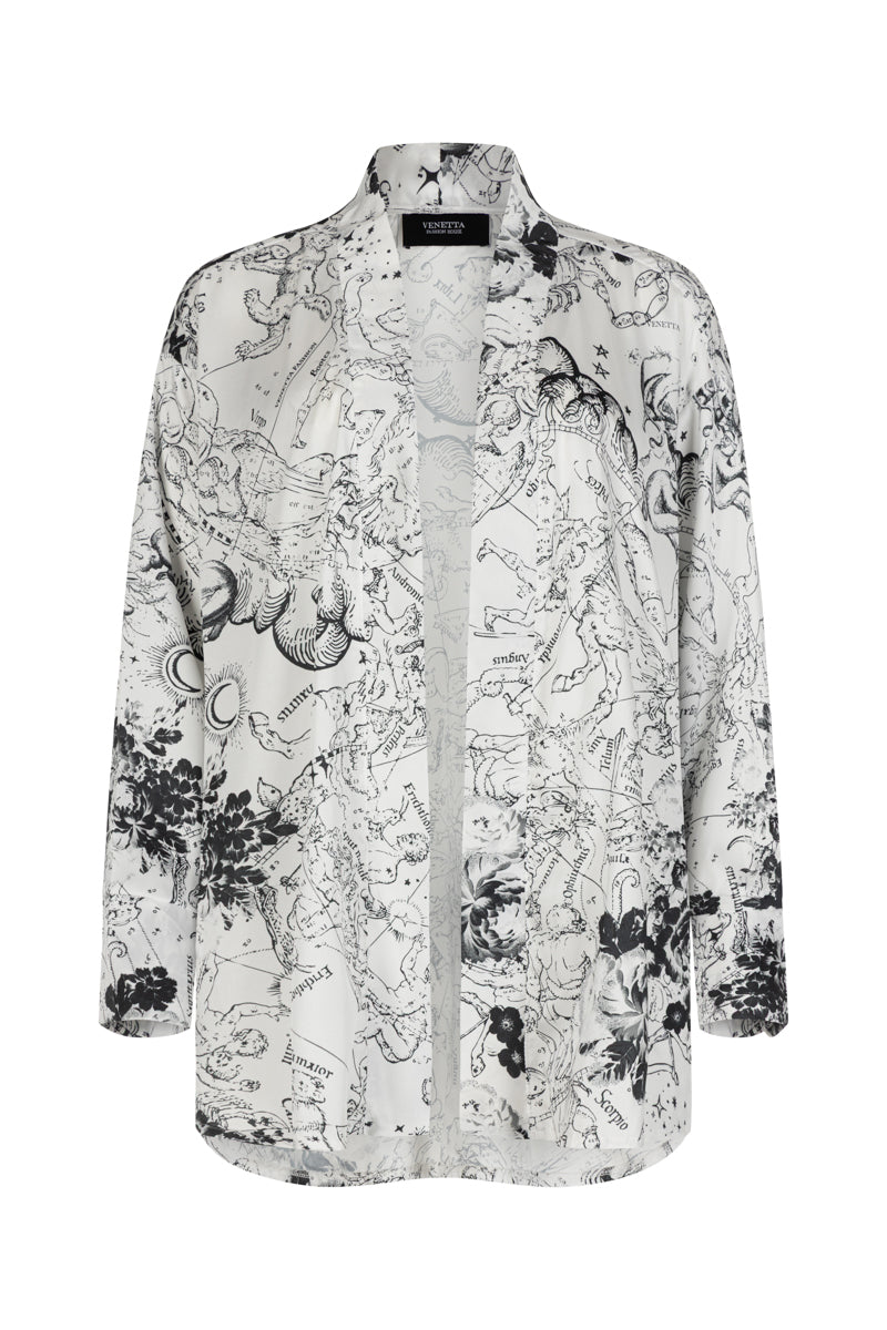 ZODIAC SILK KIMONO
